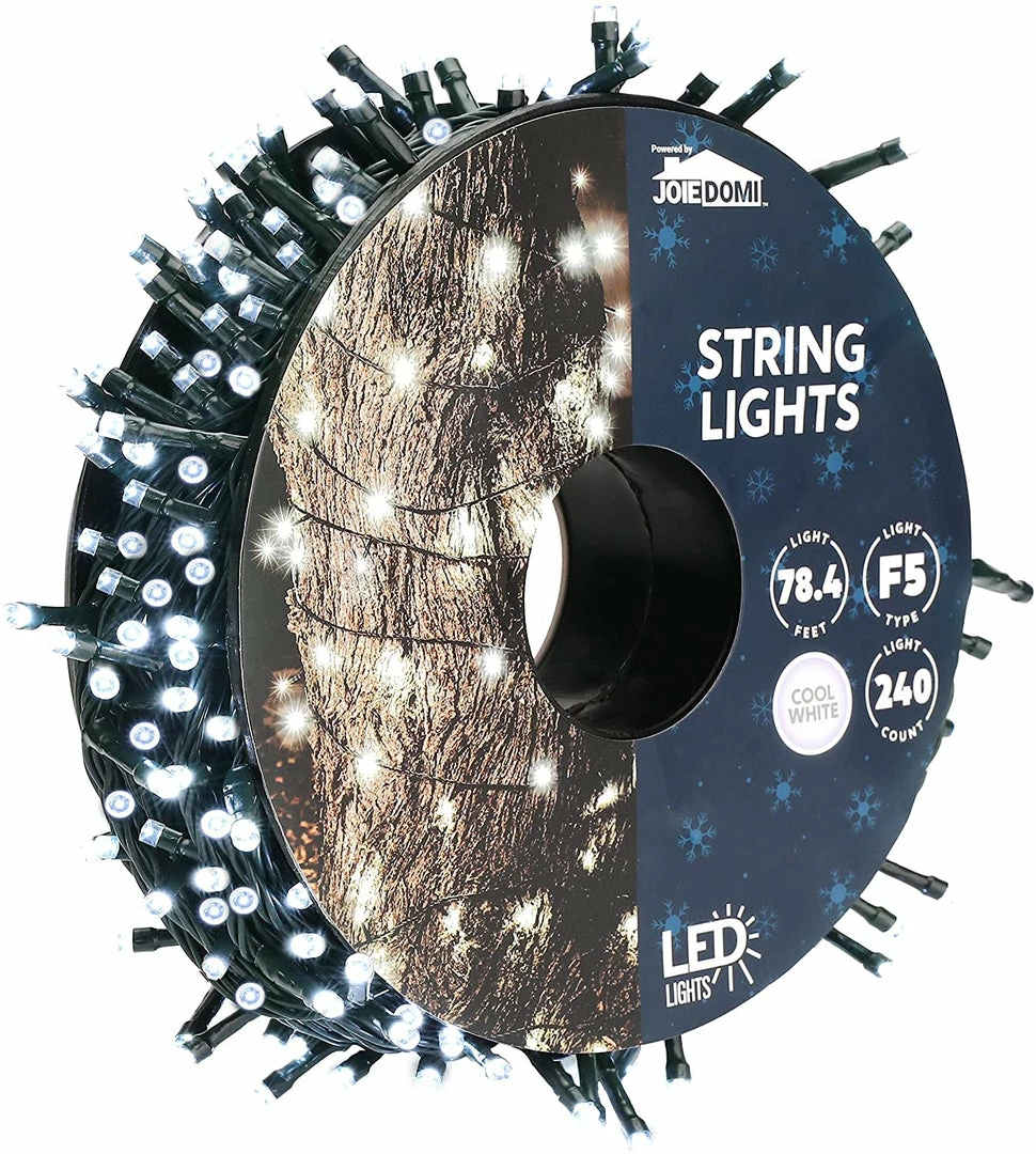 Joiedomi 240 LED Christmas String Lights (Cool White) 1 Joiedomi 240 LED Christmas String Lights (Cool White)