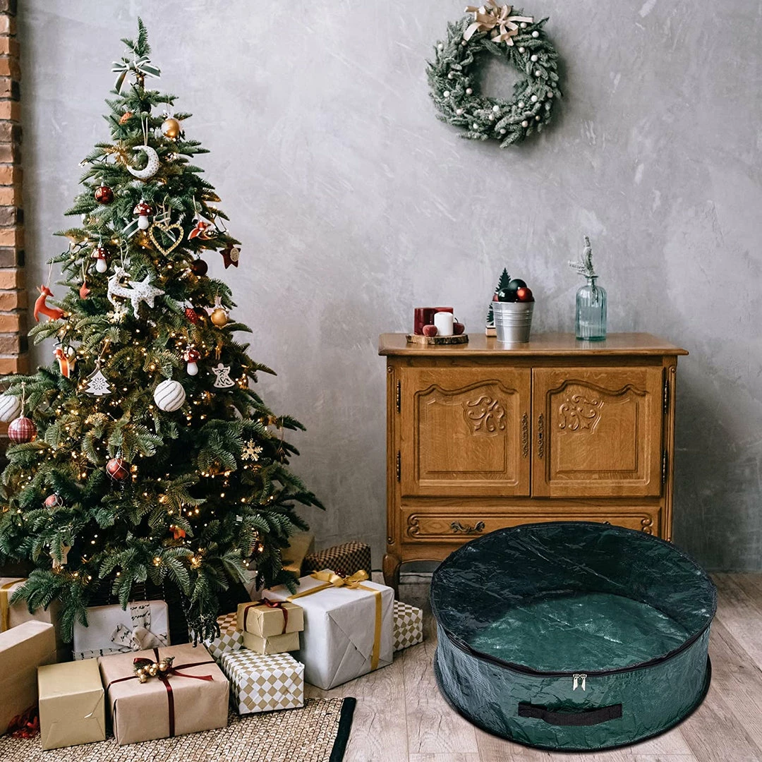 Joiedomi Organizer & Storage 62 Pack Christmas Wreath Green Storage Bag With Clear Window 4 Joiedomi Organizer & Storage 62 Pack Christmas Wreath Green Storage Bag With Clear Window