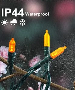 Joiedomi 17.3 FT Battery Operated Orange String Lights All Holiday Decor 8 Joiedomi 17.3 FT Battery Operated Orange String Lights All Holiday Decor