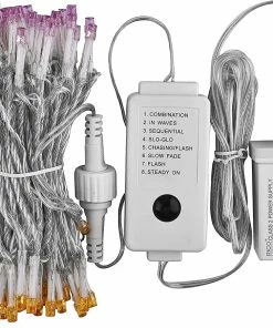 Joiedomi 42.9 FT Orange & Purple LED Light Set 8 Joiedomi 42.9 FT Orange & Purple LED Light Set