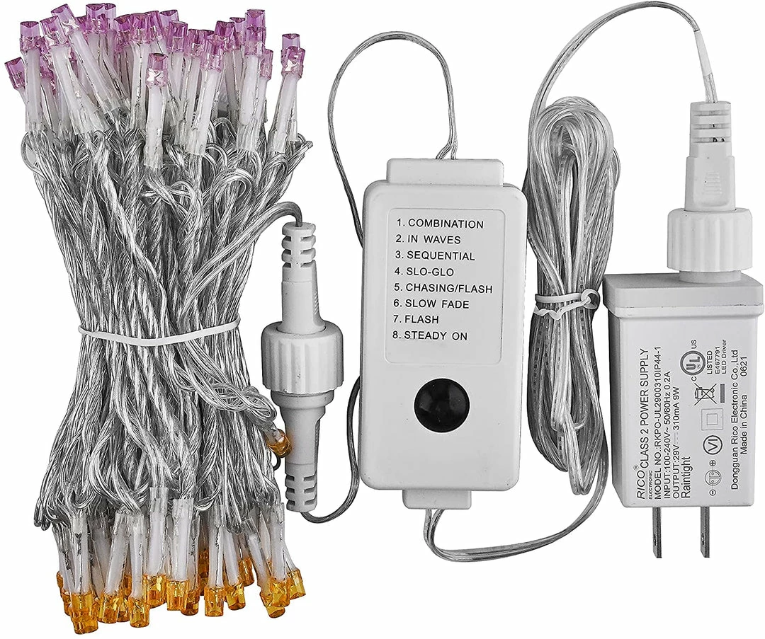 Joiedomi 42.9 FT Orange & Purple LED Light Set 3 Joiedomi 42.9 FT Orange & Purple LED Light Set