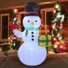Joiedomi Tall Snowman Christmas Inflatable (5 Ft) Inflatables