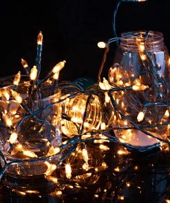 Joiedomi All Holiday Decor 100-Count Orange LED String Lights