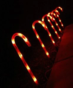 Joiedomi 17¡± Christmas Candy Cane Pathway Markers