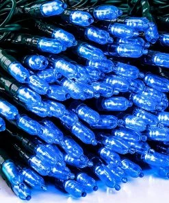 Joyin 75.7 Ft 200-Count Blue LED 8 Modes Green Wire Light Set All Holiday Decor