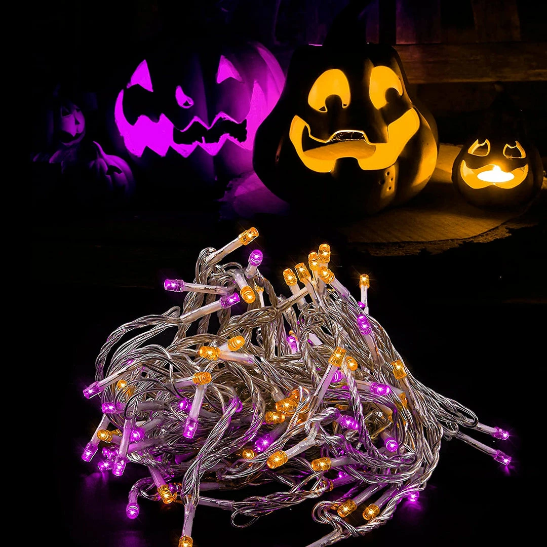 Joiedomi 42.9 FT Orange & Purple LED Light Set 5 Joiedomi 42.9 FT Orange & Purple LED Light Set