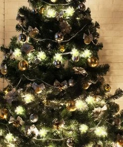 Joiedomi 16ft 40 LED Snowflake Fairy Lights, Warm White