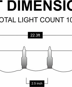 Joiedomi 2 Set Of Waterproof String Lights - 100 Counts (Purple) All Holiday Decor 7 Joiedomi 2 Set Of Waterproof String Lights - 100 Counts (Purple) All Holiday Decor