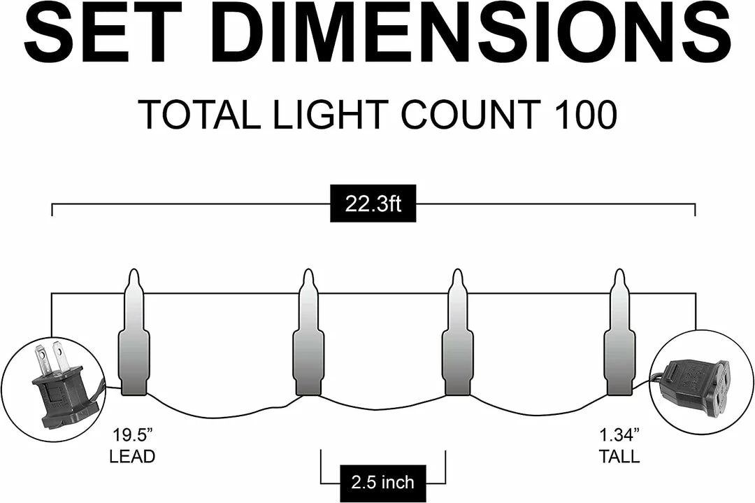 Joiedomi 2 Set Of Waterproof String Lights - 100 Counts (Purple) All Holiday Decor 4 Joiedomi 2 Set Of Waterproof String Lights - 100 Counts (Purple) All Holiday Decor