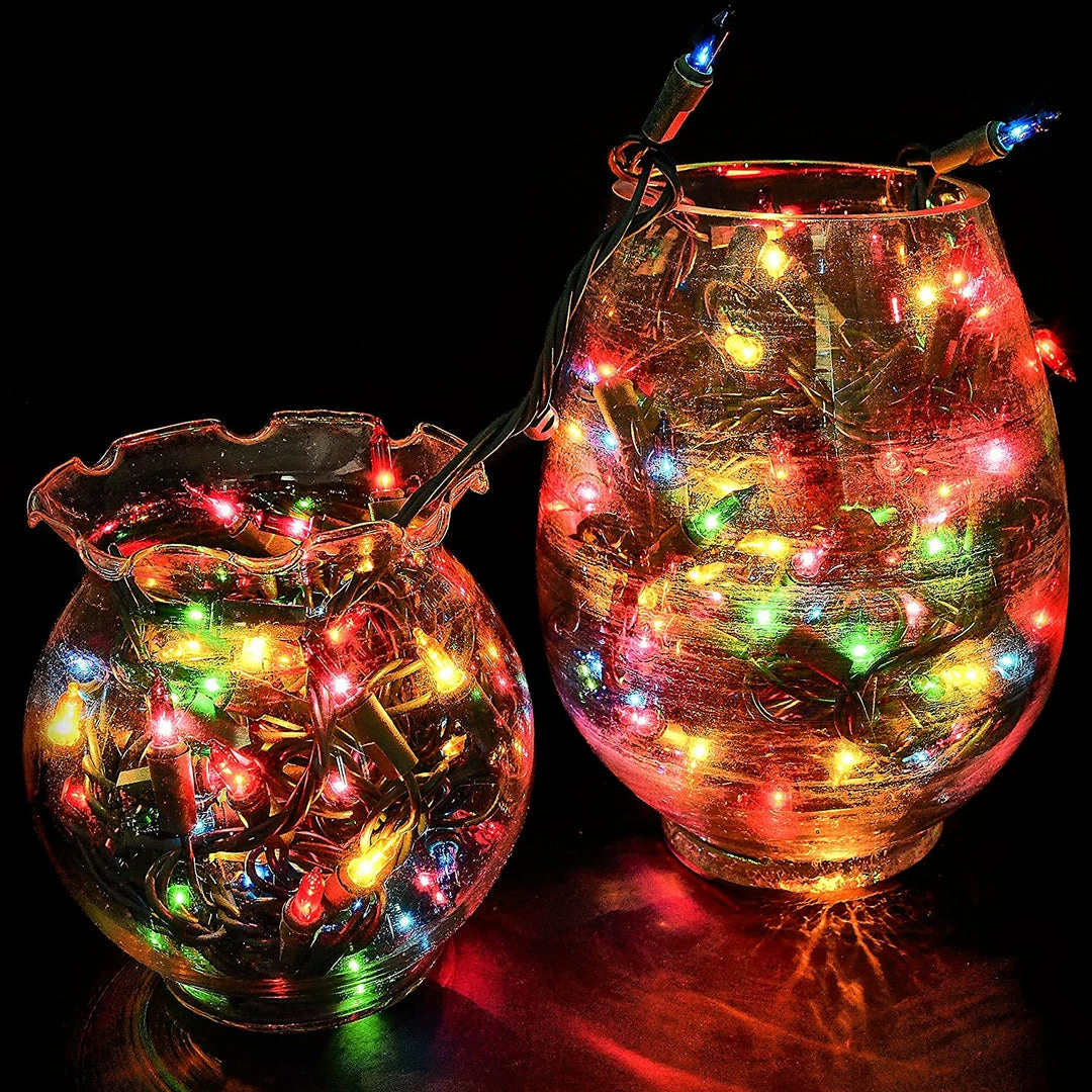 Joiedomi 77.4 FT 300 Count Christmas Multicolor Green Wire String Lights 5 Joiedomi 77.4 FT 300 Count Christmas Multicolor Green Wire String Lights