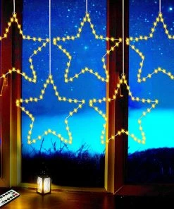 Joiedomi 5 Pack Star Fairy Lights, Warm White