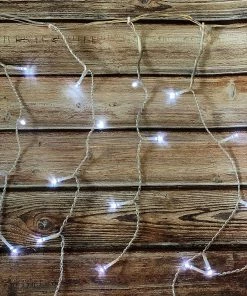 Joiedomi 224 LED Christmas Lights Icicle Lights, Pure White