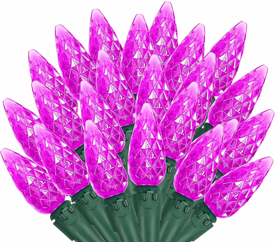 Joiedomi All Holiday Decor 24.2 Ft 70 Counts Of Purple String Light Set 1 Joiedomi All Holiday Decor 24.2 Ft 70 Counts Of Purple String Light Set