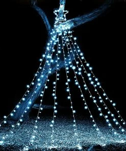 Joiedomi 335 LED Tree Decoration Star Lights, White