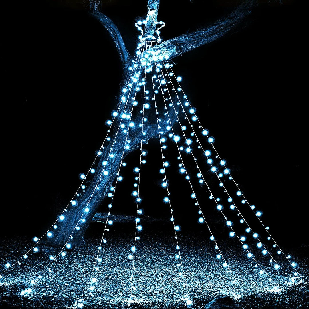 Joiedomi 335 LED Tree Decoration Star Lights, White 1 Joiedomi 335 LED Tree Decoration Star Lights, White