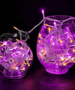 Joiedomi 75.7 FT Orange & Purple LED Mini Light Set