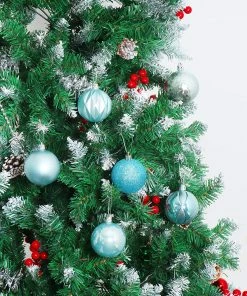 Joiedomi 2.36" Teal Christmas Ball Ornaments 24Pcs All Holiday Decor 12 Joiedomi 2.36
