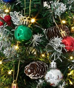 Joiedomi All Holiday Decor 2 Pack Of 24 Flocked Prelit Tabletop Christmas Tree 10 Joiedomi All Holiday Decor 2 Pack Of 24 Flocked Prelit Tabletop Christmas Tree