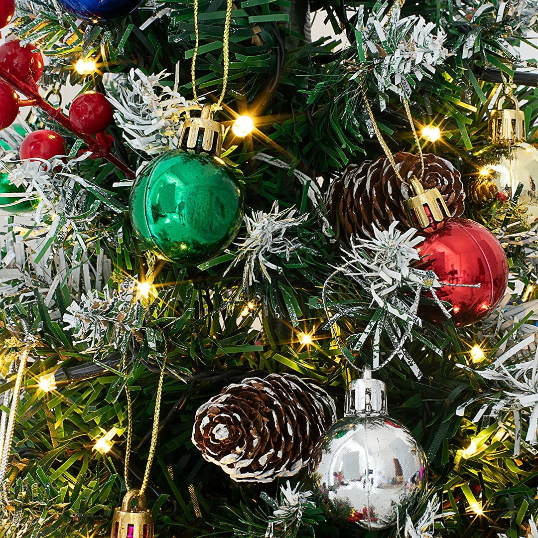 Joiedomi All Holiday Decor 2 Pack Of 24 Flocked Prelit Tabletop Christmas Tree 4 Joiedomi All Holiday Decor 2 Pack Of 24 Flocked Prelit Tabletop Christmas Tree