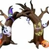 Joiedomi 10ft Halloween Inflatable Tree Archway With Skulls And Characters