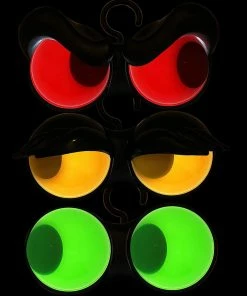 Joiedomi Halloween Flashing Peeping Eyes Lights (3 Pack, Color); Dark-activated