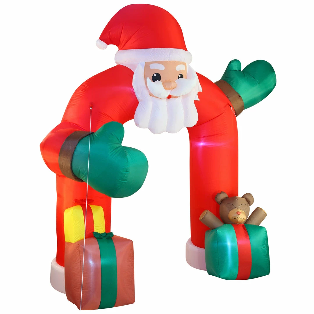Joiedomi Giant Santa Claus With Gift Boxes Archway Inflatable (11 Ft) 2 Joiedomi Giant Santa Claus With Gift Boxes Archway Inflatable (11 Ft)