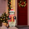 Joiedomi All Holiday Decor 3 Ft Cotton Penguin LED Yard Light