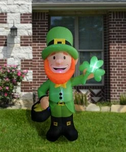 Joiedomi store 14 Joiedomi Large St. Patrick's Standing Leprechaun Inflatable (6 Ft)