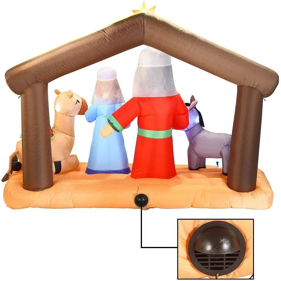 Joiedomi Large Nativity Scene Inflatable (6.5 Ft) 3 Joiedomi Large Nativity Scene Inflatable (6.5 Ft)