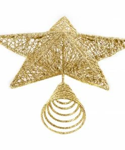 Joiedomi Christmas Tree Toppers, Glitter Gold Star Tree Topper Lighted With Warm White LED Christmas Trees 18 Joiedomi Christmas Tree Toppers, Glitter Gold Star Tree Topper Lighted With Warm White LED Christmas Trees