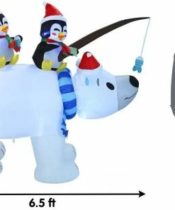 Joiedomi Inflatables Large Holiday Animated Polar Bear Inflatable (6.5 Ft) 10 Joiedomi Inflatables Large Holiday Animated Polar Bear Inflatable (6.5 Ft)