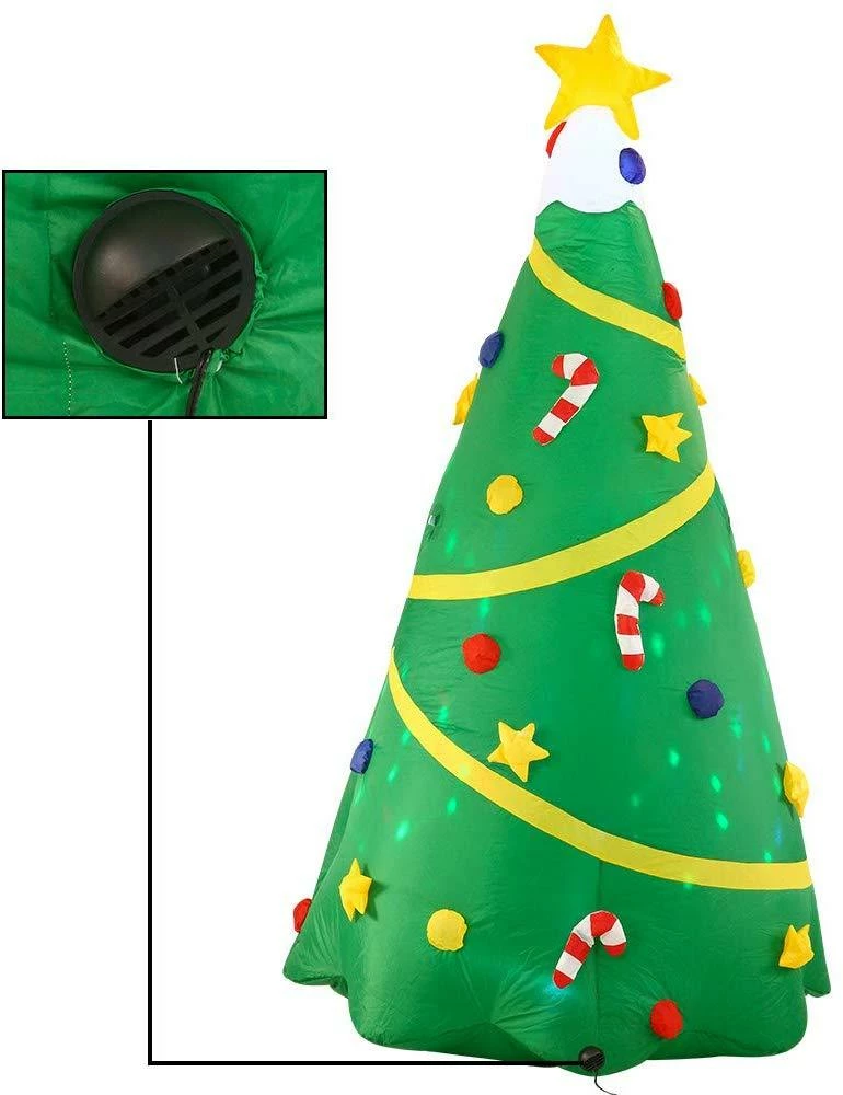 Joiedomi Jumbo Christmas Tree With Lights Inflatable (8 Ft) Inflatables 4 Joiedomi Jumbo Christmas Tree With Lights Inflatable (8 Ft) Inflatables