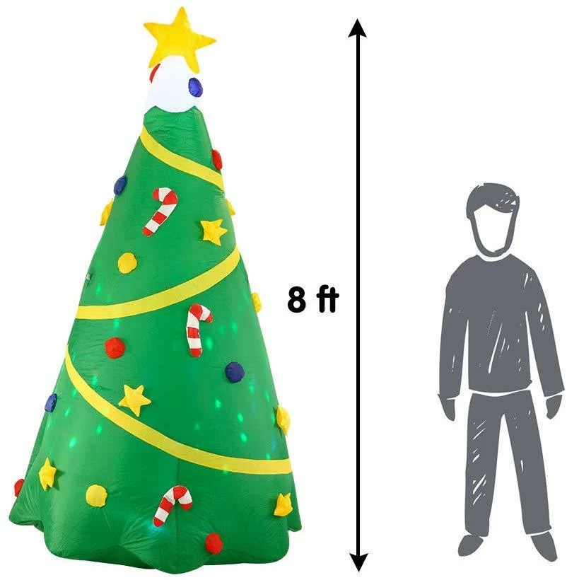 Joiedomi Jumbo Christmas Tree With Lights Inflatable (8 Ft) Inflatables 5 Joiedomi Jumbo Christmas Tree With Lights Inflatable (8 Ft) Inflatables