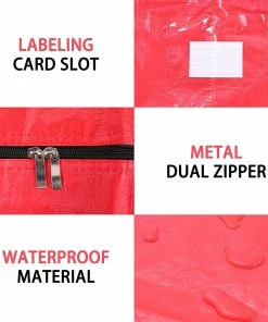 Joiedomi Organizer & Storage Red Large Christmas Tree Storage Bag 7 Joiedomi Organizer & Storage Red Large Christmas Tree Storage Bag