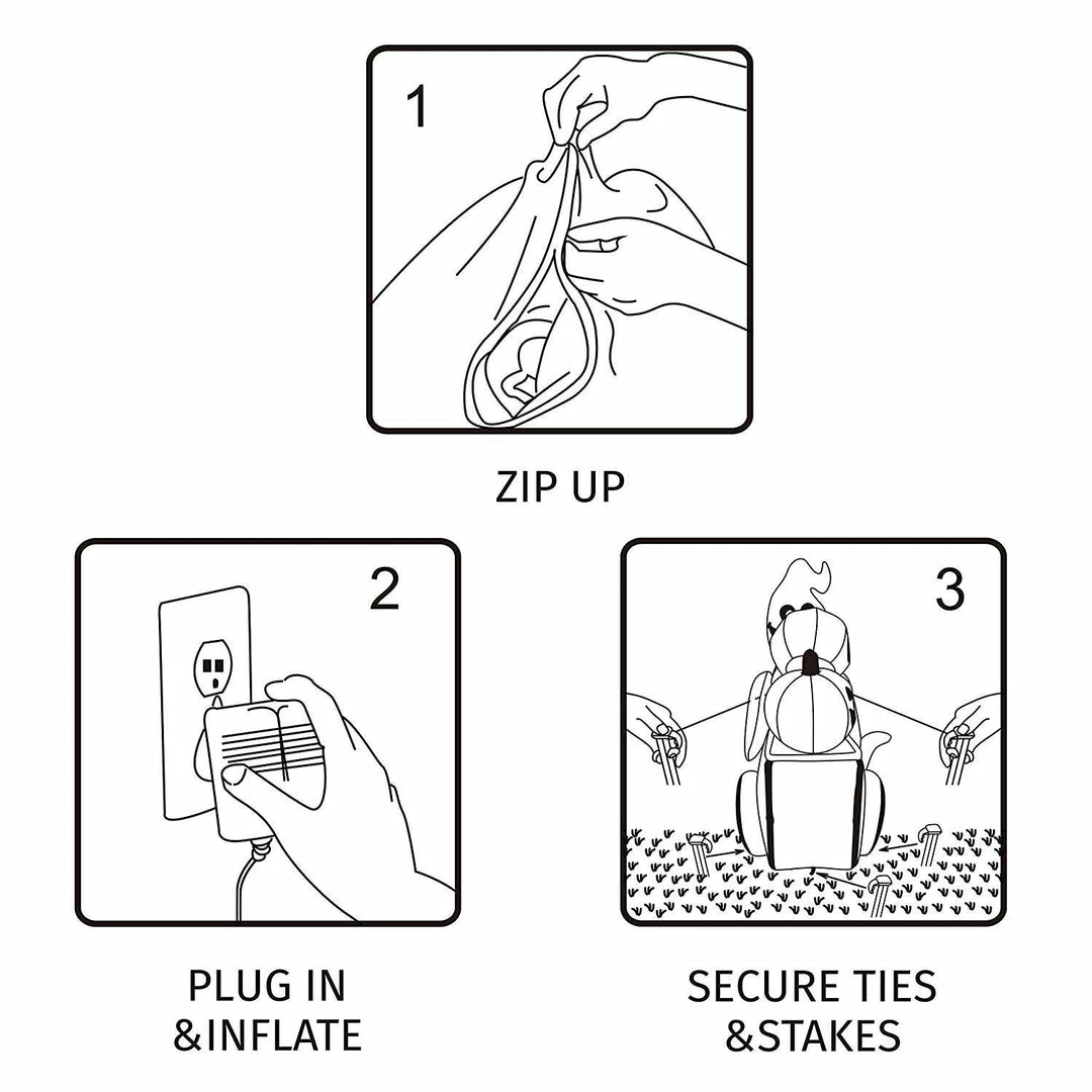 Joiedomi Halloween Large Ghost Pushing Pumpkin Cart Inflatable (6 Ft) Inflatables 4 Joiedomi Halloween Large Ghost Pushing Pumpkin Cart Inflatable (6 Ft) Inflatables