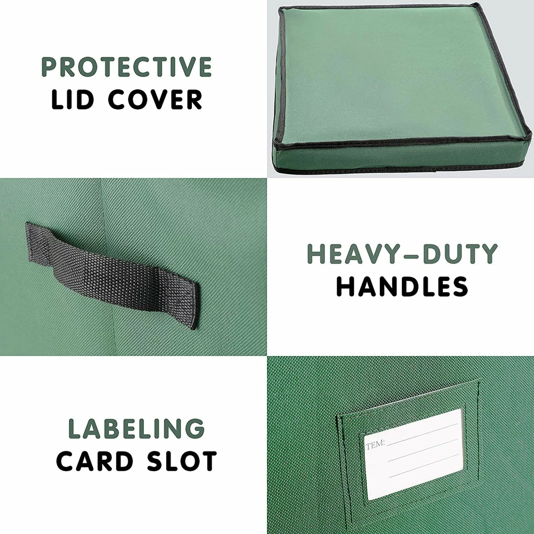 Joiedomi Organizer & Storage Christmas Ornament Storage Box With Adjustable Dividers 3 Joiedomi Organizer & Storage Christmas Ornament Storage Box With Adjustable Dividers