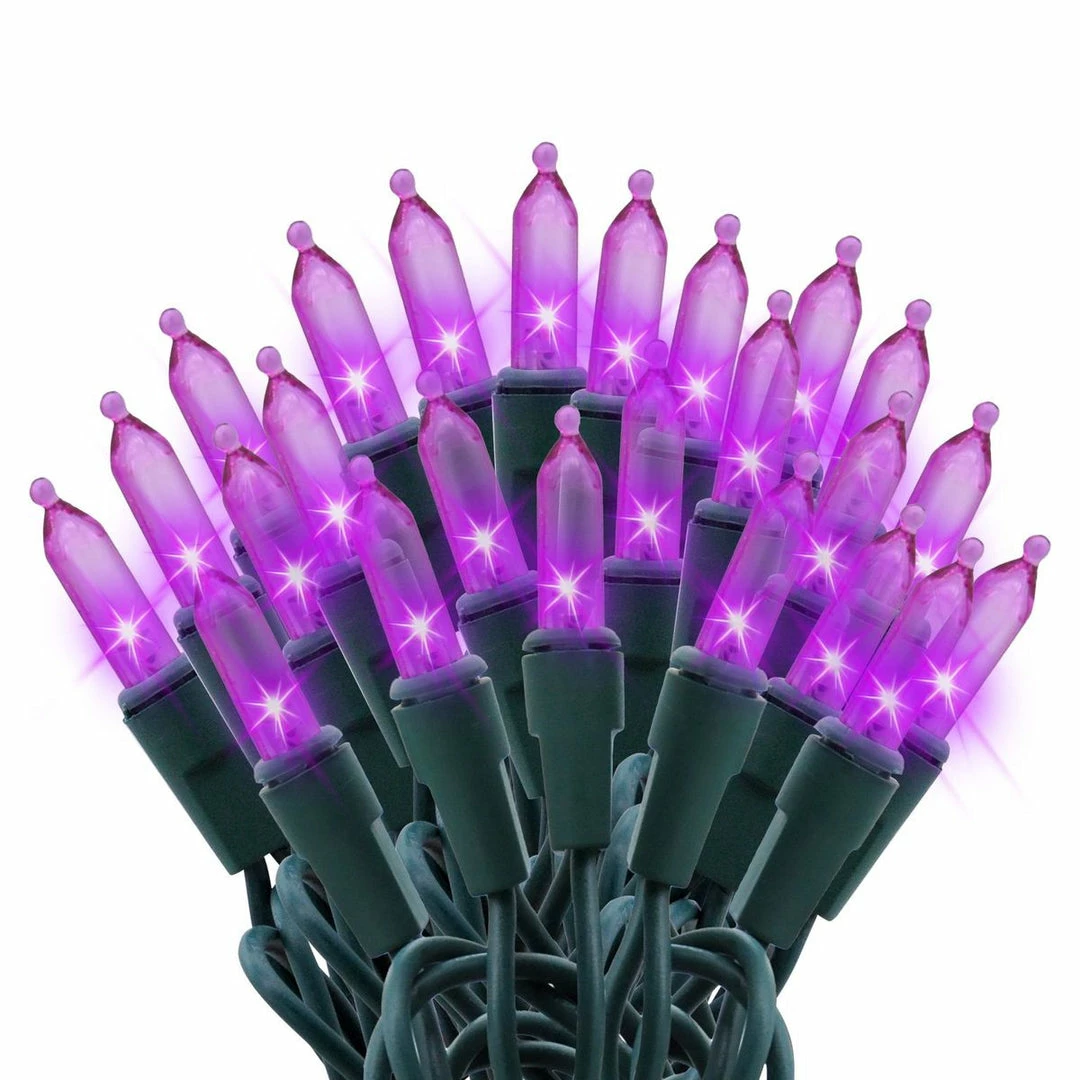 Joiedomi 100-count Purple LED Green Wire Lights All Holiday Decor 1 Joiedomi 100-count Purple LED Green Wire Lights All Holiday Decor