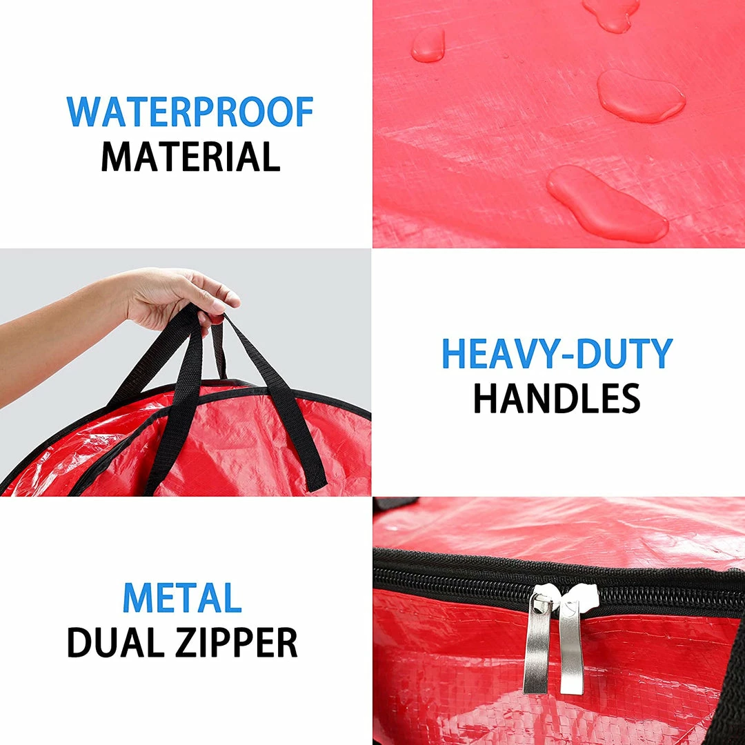 Joiedomi Organizer & Storage Red 48¡± Christmas Tree And 30¡± Wreath Storage 4 Joiedomi Organizer & Storage Red 48¡± Christmas Tree And 30¡± Wreath Storage