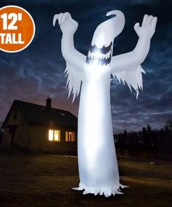 Joiedomi 12 Feet Halloween Inflatable Scary Spooky Ghost Inflatables