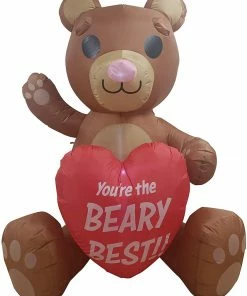 Joiedomi Large Teddy Bear With Heart Valentine Inflatable (6ft)