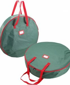 Joiedomi Organizer & Storage 2 Pack Wreath Storage Bag