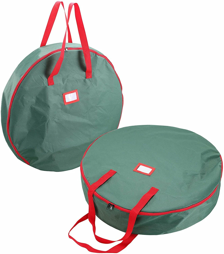 Joiedomi Organizer & Storage 2 Pack Wreath Storage Bag 1 Joiedomi Organizer & Storage 2 Pack Wreath Storage Bag