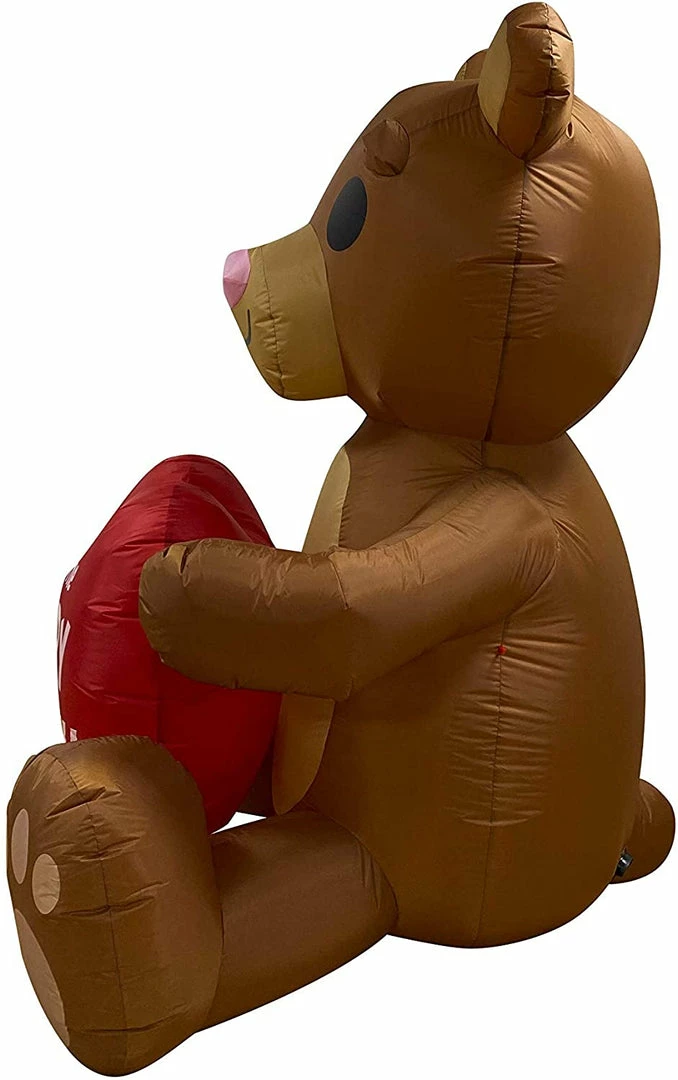 Joiedomi Large Teddy Bear With Heart Valentine Inflatable (6ft) 3 Joiedomi Large Teddy Bear With Heart Valentine Inflatable (6ft)