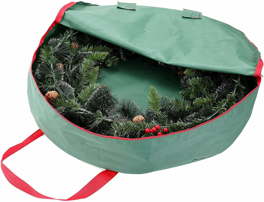 Joiedomi Organizer & Storage 2 Pack Wreath Storage Bag 4 Joiedomi Organizer & Storage 2 Pack Wreath Storage Bag