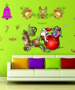 Joiedomi Colorful Holiday Wall Decals