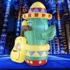 Joiedomi Large Inflatable Decoration Cinco De Mayo Cactus Guitar (6 Ft) Inflatables