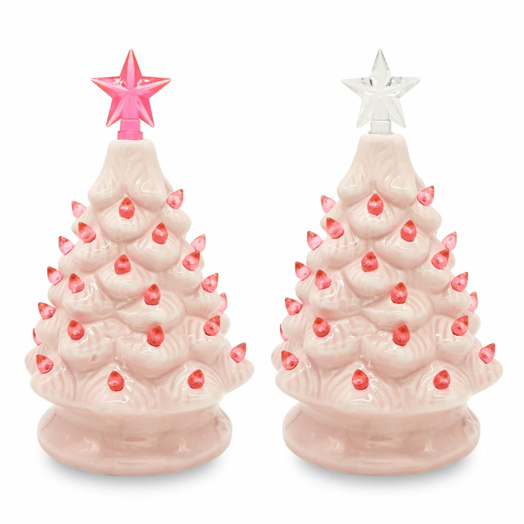 Joiedomi All Holiday Decor 7¡± Ceramic Christmas Tree (Pink) 6 Joiedomi All Holiday Decor 7¡± Ceramic Christmas Tree (Pink)