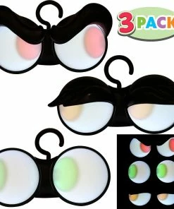 Joiedomi Halloween Flashing Peeping Eyes Lights (3 Pack); Dark-activated All Holiday Decor