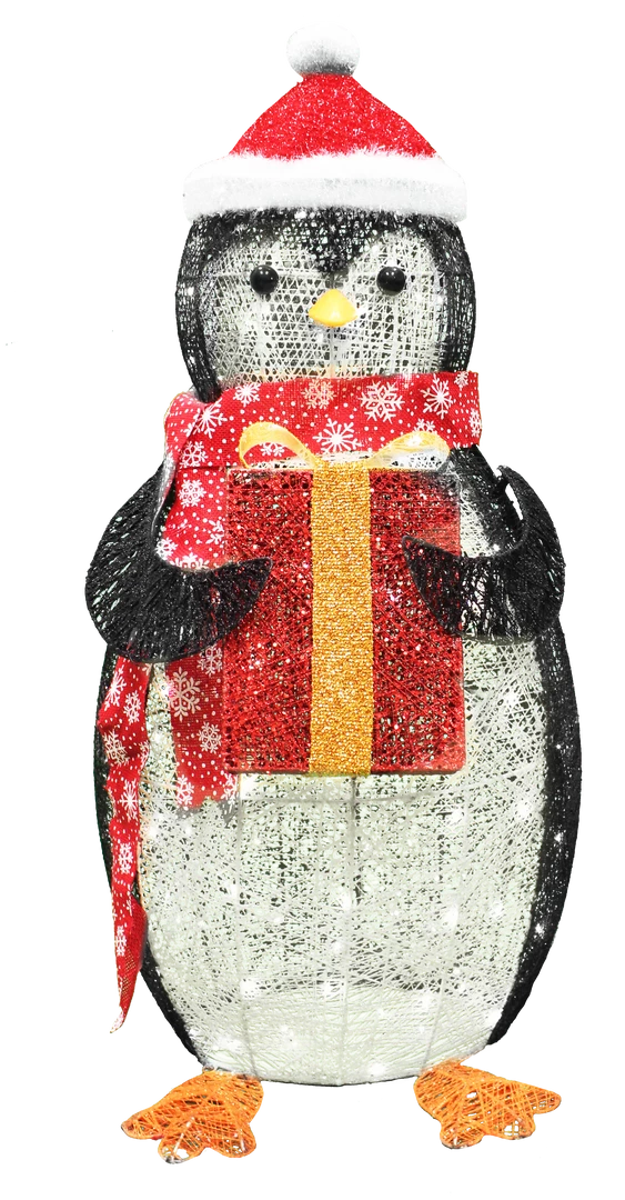 Joiedomi All Holiday Decor 3 Ft Cotton Penguin LED Yard Light 2 Joiedomi All Holiday Decor 3 Ft Cotton Penguin LED Yard Light