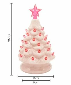 Joiedomi All Holiday Decor 7¡± Ceramic Christmas Tree (Pink) 10 Joiedomi All Holiday Decor 7¡± Ceramic Christmas Tree (Pink)